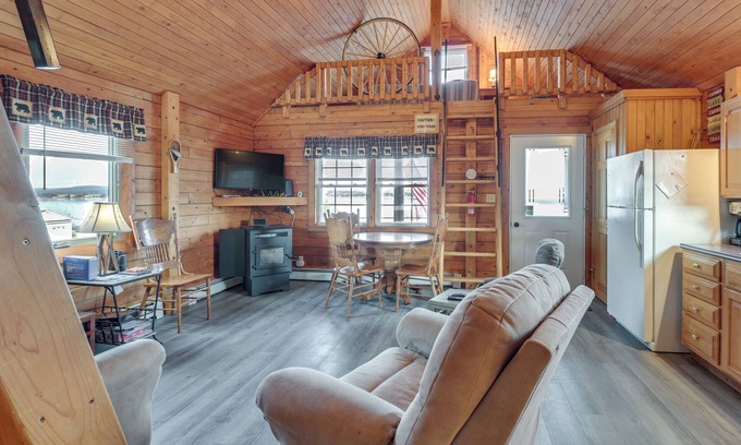 Aroostook House | Waterfront Camp on Long Lake w/Trail Access!