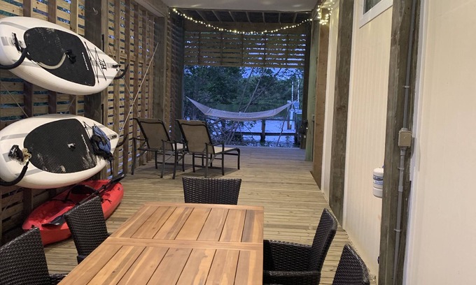 Cape Haze Condo | Waterfront, Gulf view ,1 pet, tennis/pickleball Pool is closed at this time