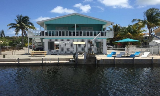 Atlantis Estates House | Waterfront Home in The Fabulous Florida Keys with Peak-A-Boo Views of the Bay!