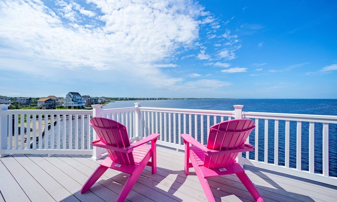 Brigands' Bay House | Waterfront home w/private dock, hot tub, charcoal grill, A/C, multiple decks