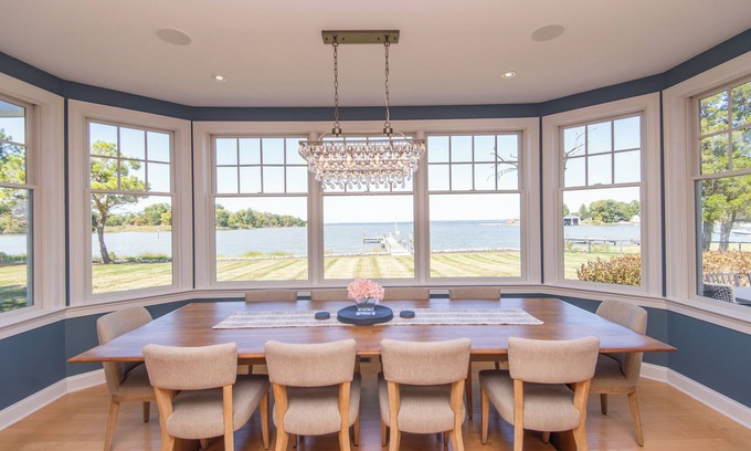 Cambridge House | Waterfront Home w/Stunning Views, Deepwater Dock, Pool, HotTub, Kayaks & More