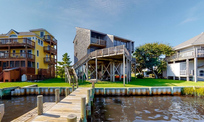 Brigands' Bay House | Waterfront home with amazing sunrise/set views, kayaks, SUPs, dock & pool access