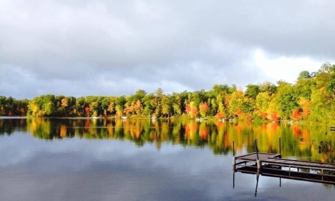 Lac du Flambeau House | Waterfront: sleeps 10. Pets Ok. Beef-o-Rama Fall Pontoon Specials!