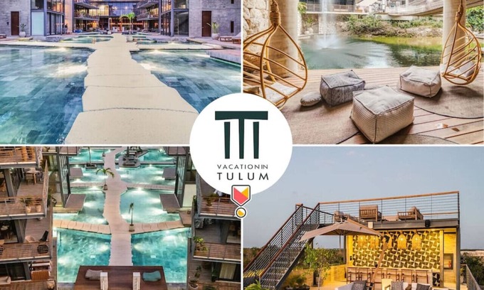 Playa Paraiso Condo | Waterworld Tulum 1BR Cenote | GYM | Rooftop Pools