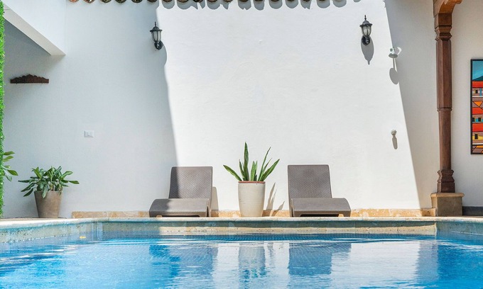 Playa Langosta House | We have the best reviews for this private Colonial villa with indoor pool !