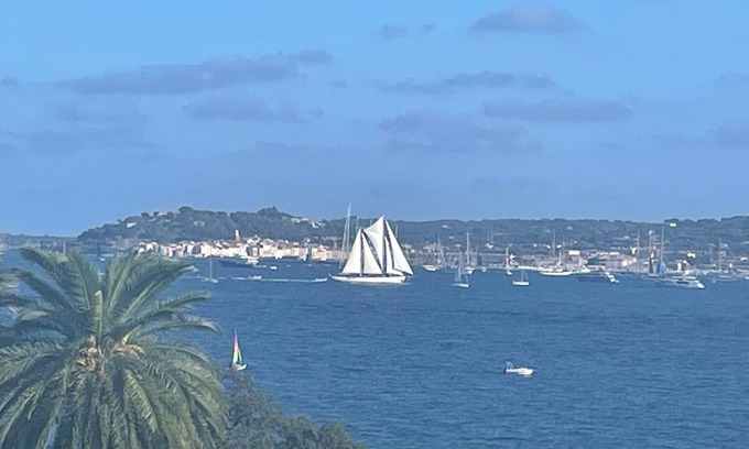 Sainte-Maxime - Saint-Tropez Apartment | Weekly/nightly rental-Facing St-TropeznBREATHTAKING VIEWS from Terrace of 135m²