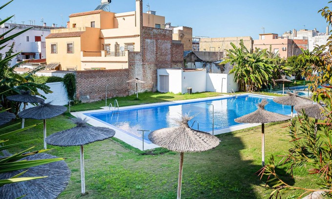 La Algaba Apartment | Welcome to this apartment with shared pool outside Seville.