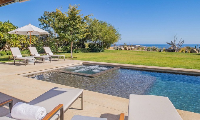 San Jose del Cabo Villa | West Enclave 8: 1 Row Back from Staircase to Beach on Grounds of Luxury Resort.
