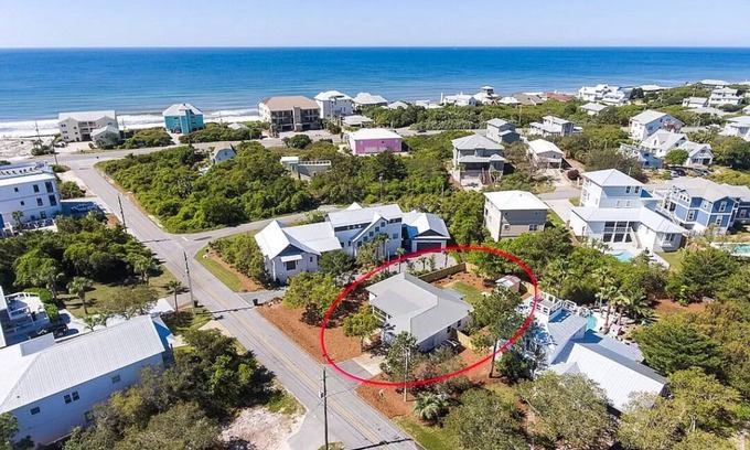 Dune Allen Beach Villa | WEST END 30A! ONLY ONE BLOCK OFF THE BEACH!