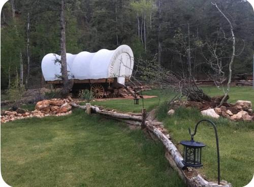 Alton Cabin | Whispering Pines Glamping Resort Wagon #3
