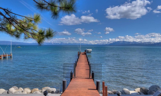 Tahoe City House | Whispering Pines - Lakefront w/Private Pier, Buoy w Pool Table, Fireplace
