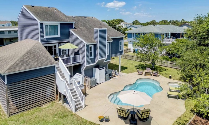 Sandbridge House | Whitecaps | 1,500 ft to the beach | Private Pool and Dog Friendly