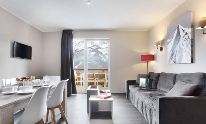 Pra Loup Apartment | Wifi, fitness, tv, ski locker, 22m², Pra Loup