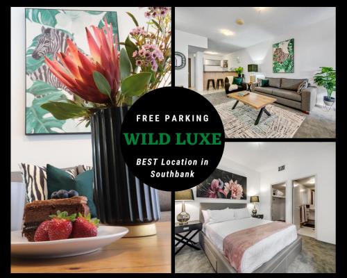 South Brisbane Apartment | Wild Luxe Apt - Southbank & Fast WiFi, Parking