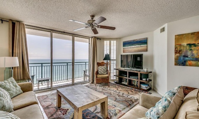 Windy Hill Apartment | Windy Hill Dunes 1505 - 15th floor condo with elegant touches and an outdoor hot tub