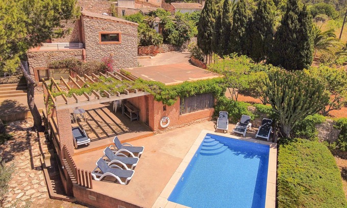 Es Carritxo House | wonderful farmhouse for 10 pax, quiet position in the hills, private pool