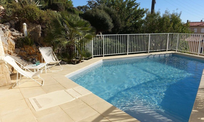 Saint-Pierre-la-Mer House | Wonderful private villa for 6 people with private pool, A/C, WIFI, TV and terrace
