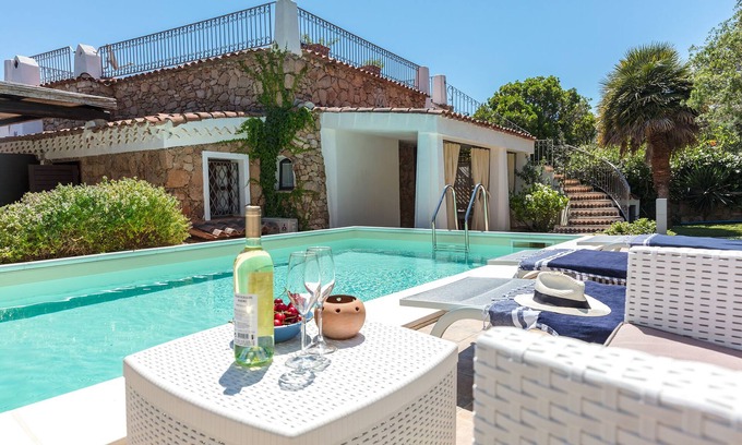 San Teodoro Villa | Wonderful Ginepro Villa, private pool, panoramic sea view, 700 mt from the beach
