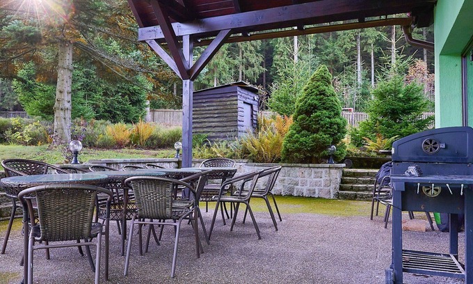 Smrzovka House | Wonderful private villa with WIFI, private pool, TV, terrace, panoramic view and parking