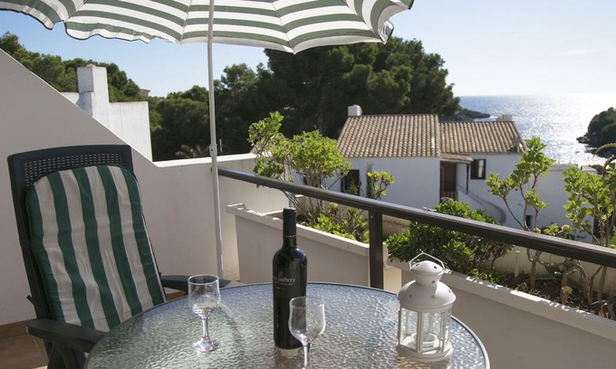Cala Ferrera Apartment | Wonderful Penthouse , with super terrace sea view, next the beach, free WiFi,