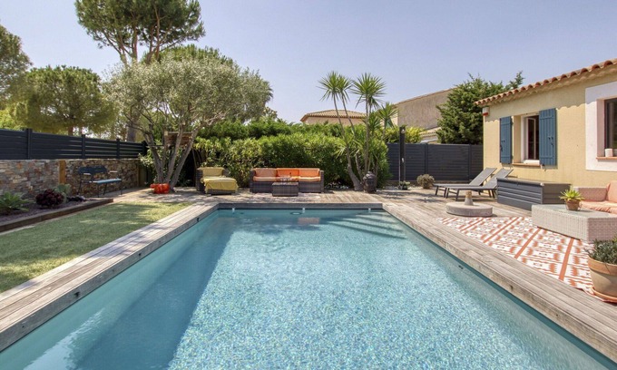Saint-Cyr-sur-Mer Villa | Wonderful private villa for 4 people with A/C, private pool, WIFI, TV and terrace