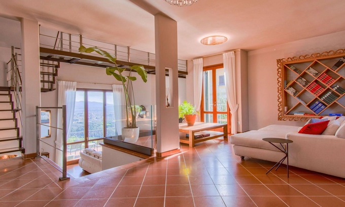 Margine Coperta-Traversagna Villa | Wonderful private villa for 9 people with A/C, WIFI, private pool, TV and balcony