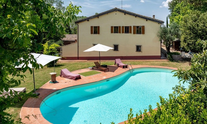 Monteriggioni House | Wonderful private villa for 8 guests with private pool, WIFI and TV, close to Siena