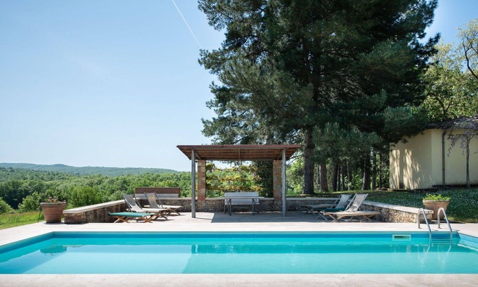 Bucine Villa | Wonderful private villa with private pool, A/C, WIFI, TV, patio, panoramic view and parking