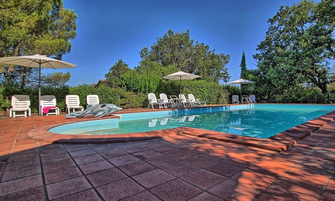 Bucine Villa | Wonderful private villa with private pool, WIFI, TV, veranda, panoramic view and parking