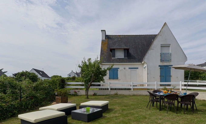 Quiberon House | Wonderful private villa for 6 people with WIFI, TV and parking