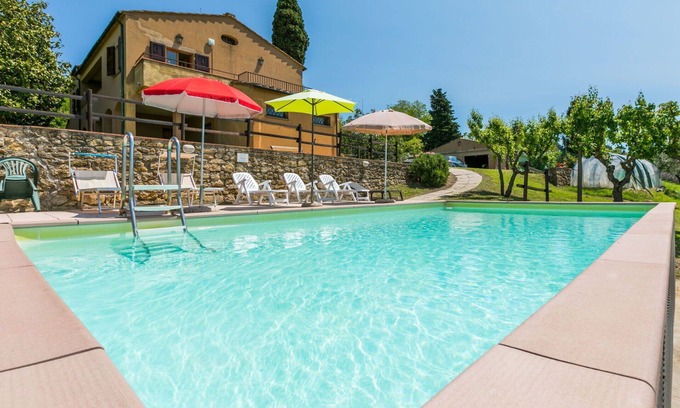 Volterra House | Wonderful private villa for 9 guests with WIFI, private pool, TV and terrace
