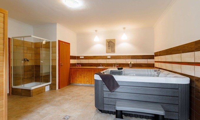Balatonfenyves House | Wonderful private villa for 12 people with hot tub, private pool, TV, terrace and parking