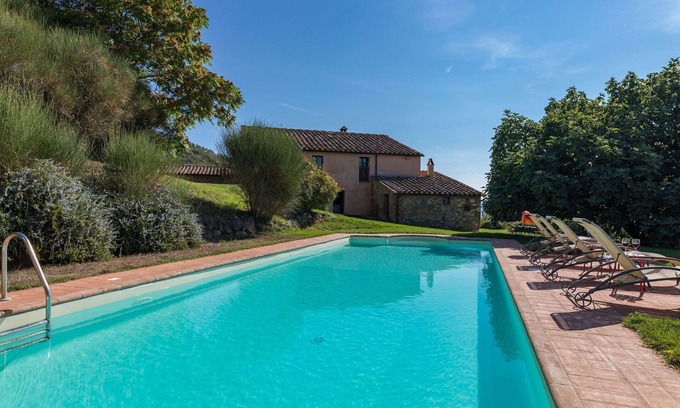 Gambassi Terme Villa | Wonderful private villa with private pool, WIFI, TV and panoramic view, close to San Gimignano