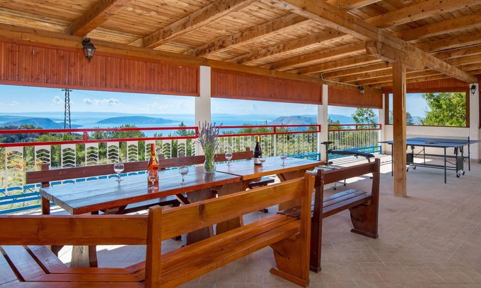 Lukovo House | Wonderful private villa for 12 guests with A/C, WIFI, private pool, TV, terrace and pets allowed