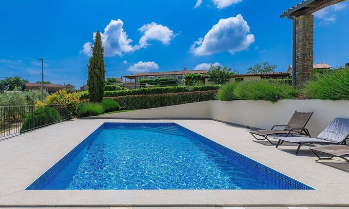 Baredine Villa | Wonderful private villa for 8 guests with private pool, A/C, WIFI, TV, terrace and panoramic view