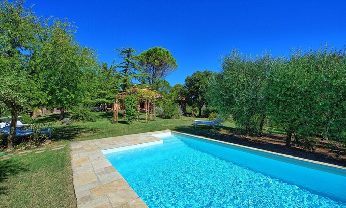 Certaldo Villa | Wonderful private villa with WIFI, private pool, TV, patio, panoramic view, close to San Gimignano