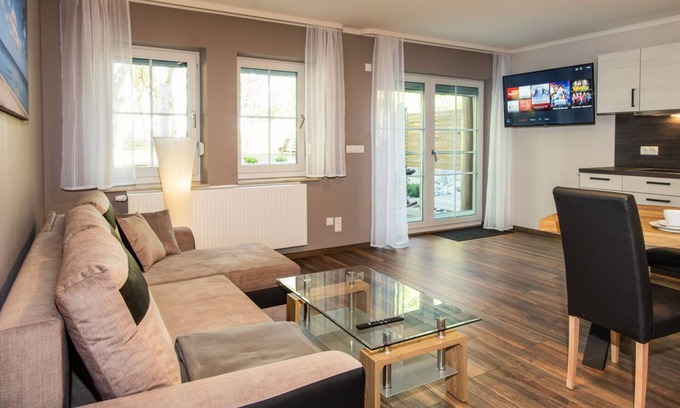 Monchgut-Granitz Apartment | Wonderful vacation apartment 18 ODINs view, terrace, private beach, sauna
