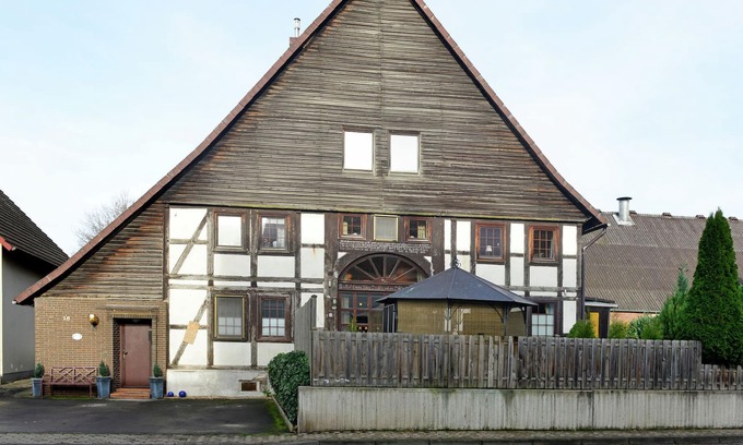 Bad Pyrmont Apartment | Wooden Apartment in Löwensen Lower Saxony with Terrace