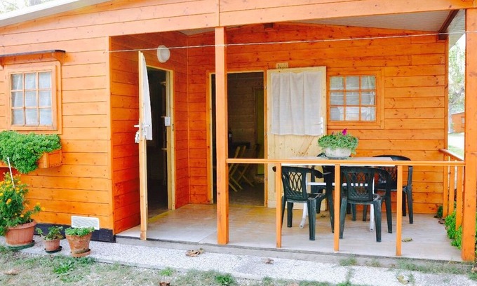 Lido di Dante Villa | Wooden chalet with terrace in an area near the sea