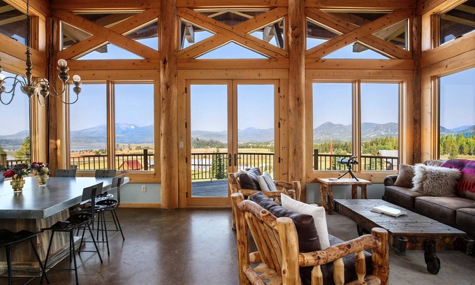 Clark House | WOW! Lake and Mountain Views in a WOW! True Timber Frame House