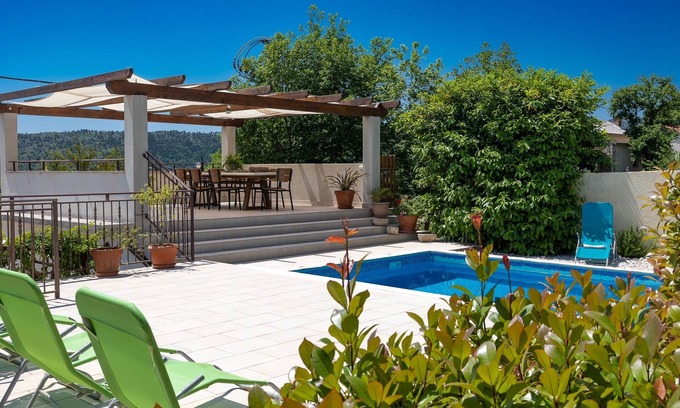 Bribir House | Wunderschöne Villa in Natur mit Meerblick, Pool, Kvarner Bucht