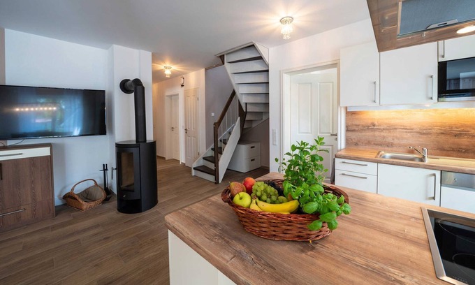 Kroeslin Apartment | XXL floor with sauna - Villa Vier Inselblick
