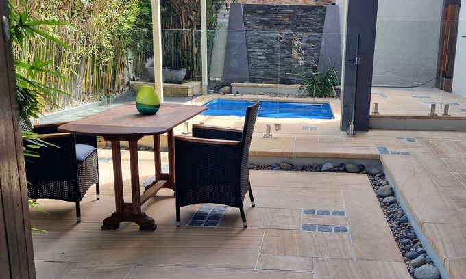 Miranda House | Zen Studio and courtyard with plunge pool