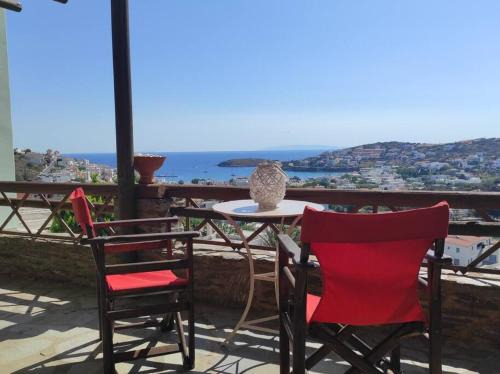 Mpatsi House | Zenios Andros-Cycladic house overlooking Batsi bay