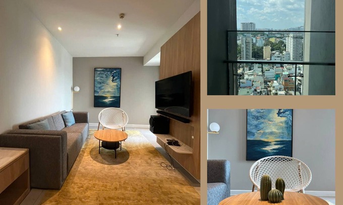 District 4 Apartment | Zenity 2br Free Pool Gym Kids Playground Skyline