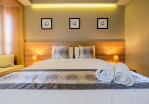Comfortable and Fully Furnished Studio Apartment at Mustika Golf Residence