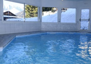 20m from resort center, fitness, swimming pool, sauna, balcony, tv, ski locker, 48m²