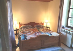 Enjoy the peace and nature in this gite with a pleasant garden and great views