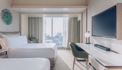 Premium Room, 2 Double Beds, Sea View