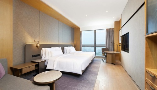Room, 2 Double Beds, City View